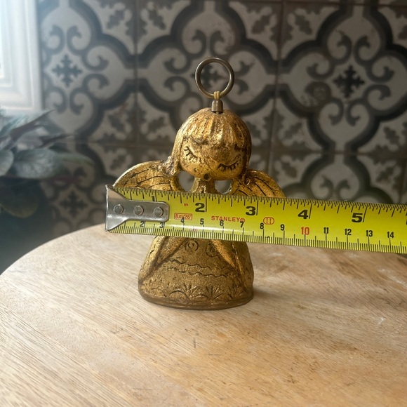 TRUE VINTAGE 1960s GOLD ANGEL MUSICAL FIGURE BY REUGE- MADE IN SWITZERLAND - Picture 4 of 5